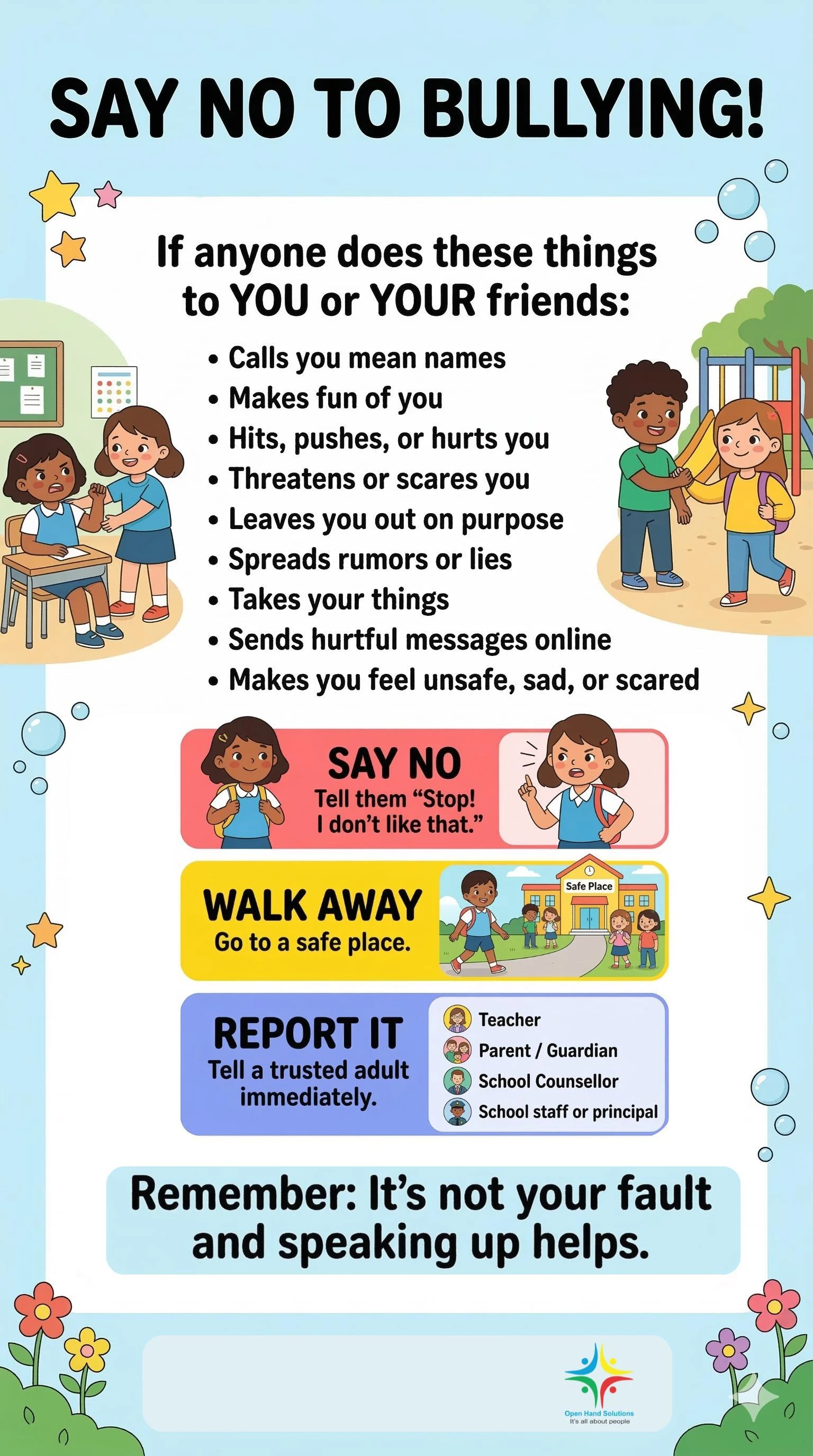 Say No to Bullying